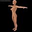 Modèle 3d féminin - proportions classiques