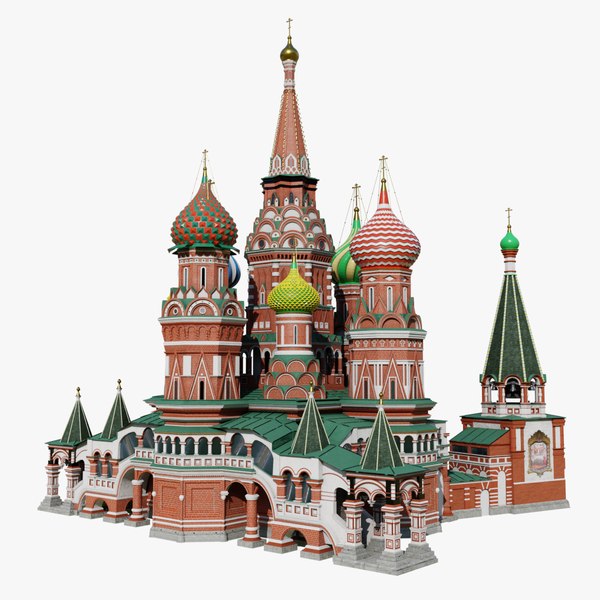 3D модель Собор Василия Блаженного - TurboSquid 2103199