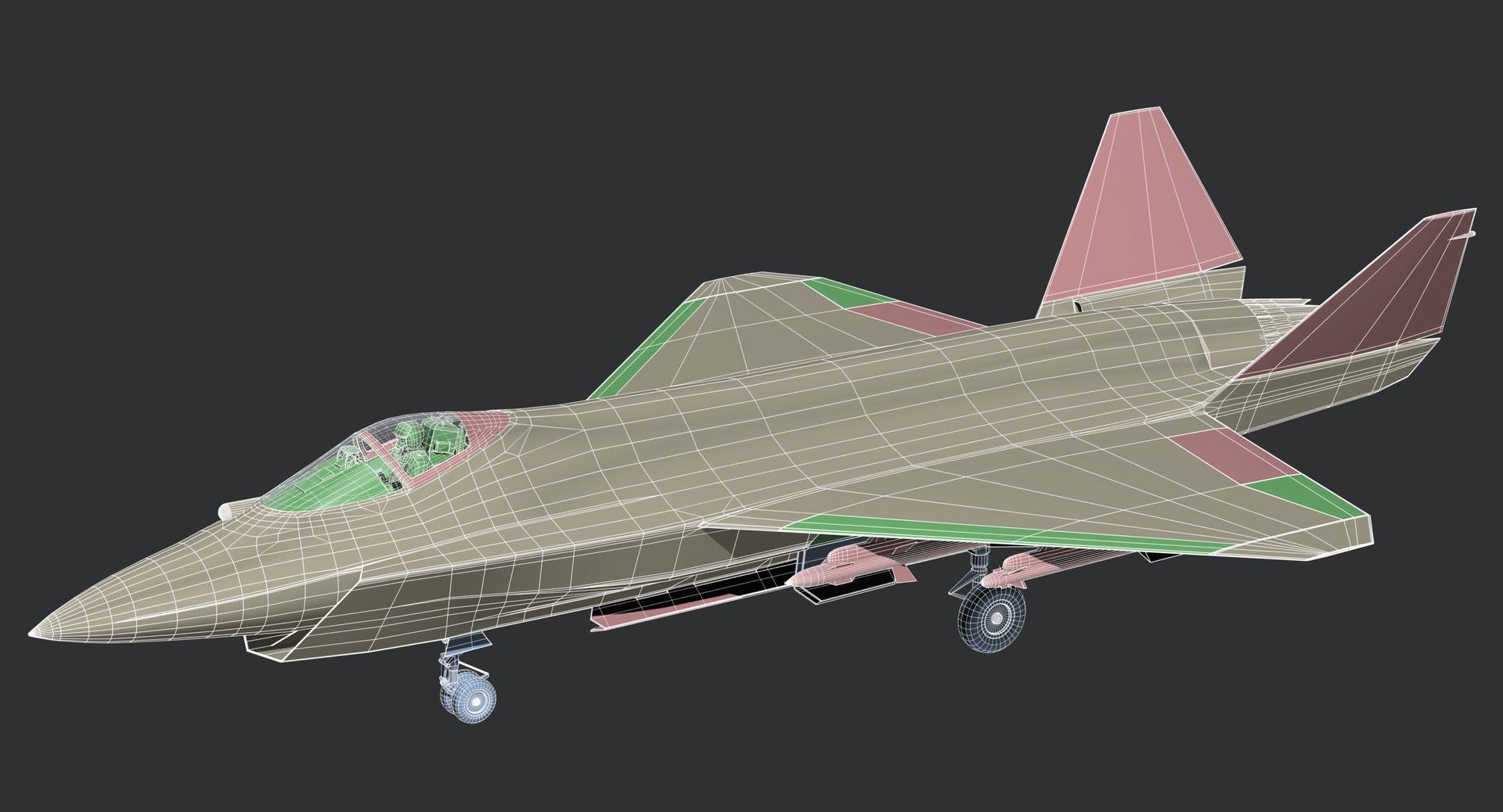 3D Sukhoi SU75 Checkmate model - TurboSquid 1770180