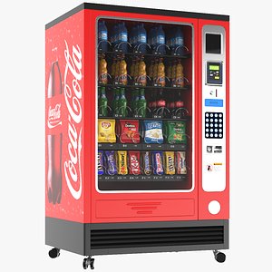Detailed Cola Vending Machine