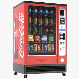 Detailed Cola Vending Machine