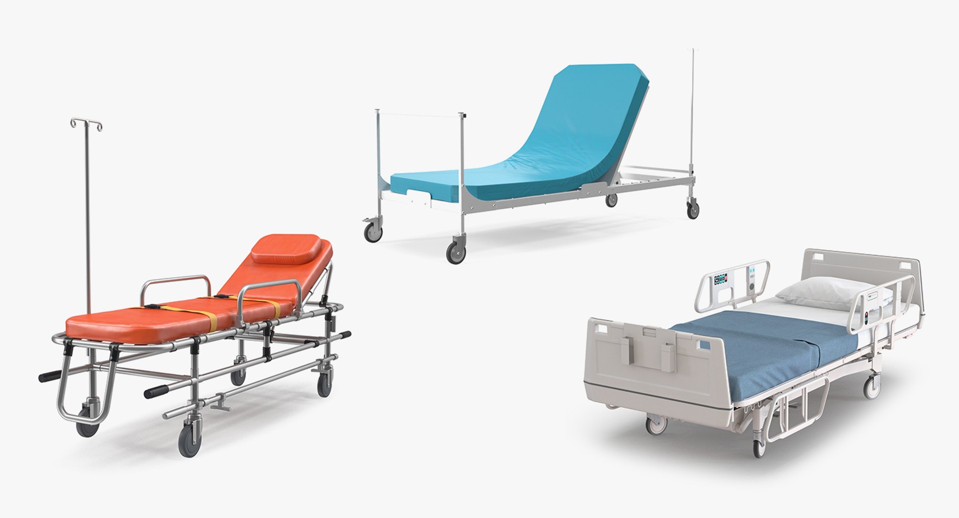 Hospital Beds Collection 3D - TurboSquid 1913352