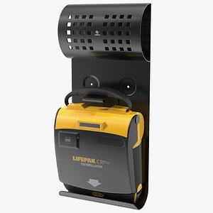 Medtronic Lifepak CR Plus on Wall Bracket