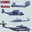 marine corps tanks helicopters 3d model