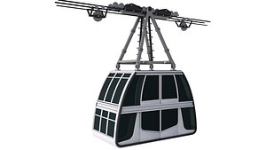 3D Cableway Cabin  Vanoise Express