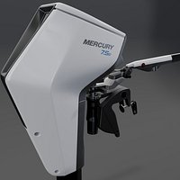 Mercury Avator 7 5e Motor 3D model