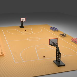 Cartoon Basketball Gym 2