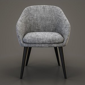 Modern Lounge Chair PBR Realtime 3D Model 3D model