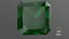 Radiant Cut Emerald 3D model