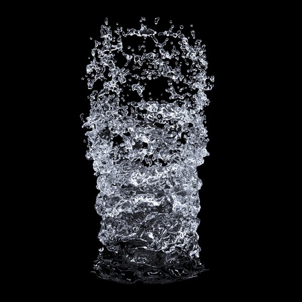 3D water splash model