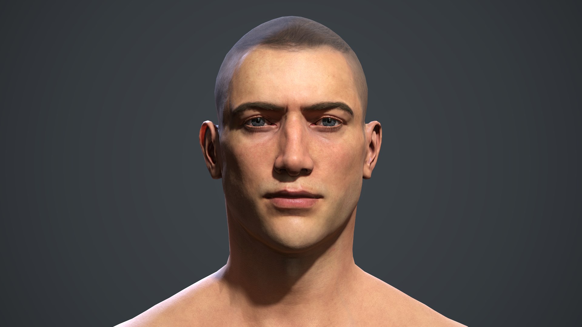 3D photorealistic human head real time model - TurboSquid 1423109