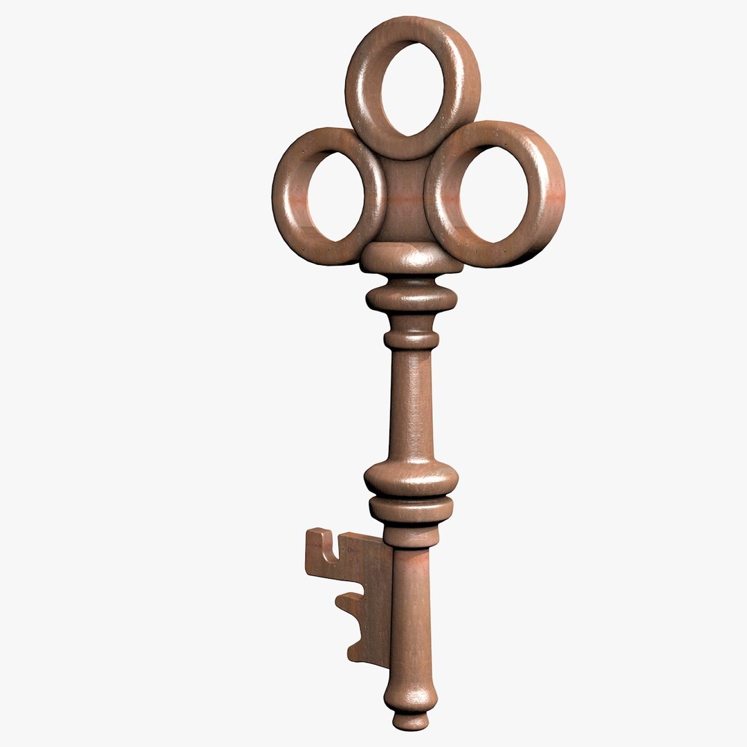 3d Old Key Model