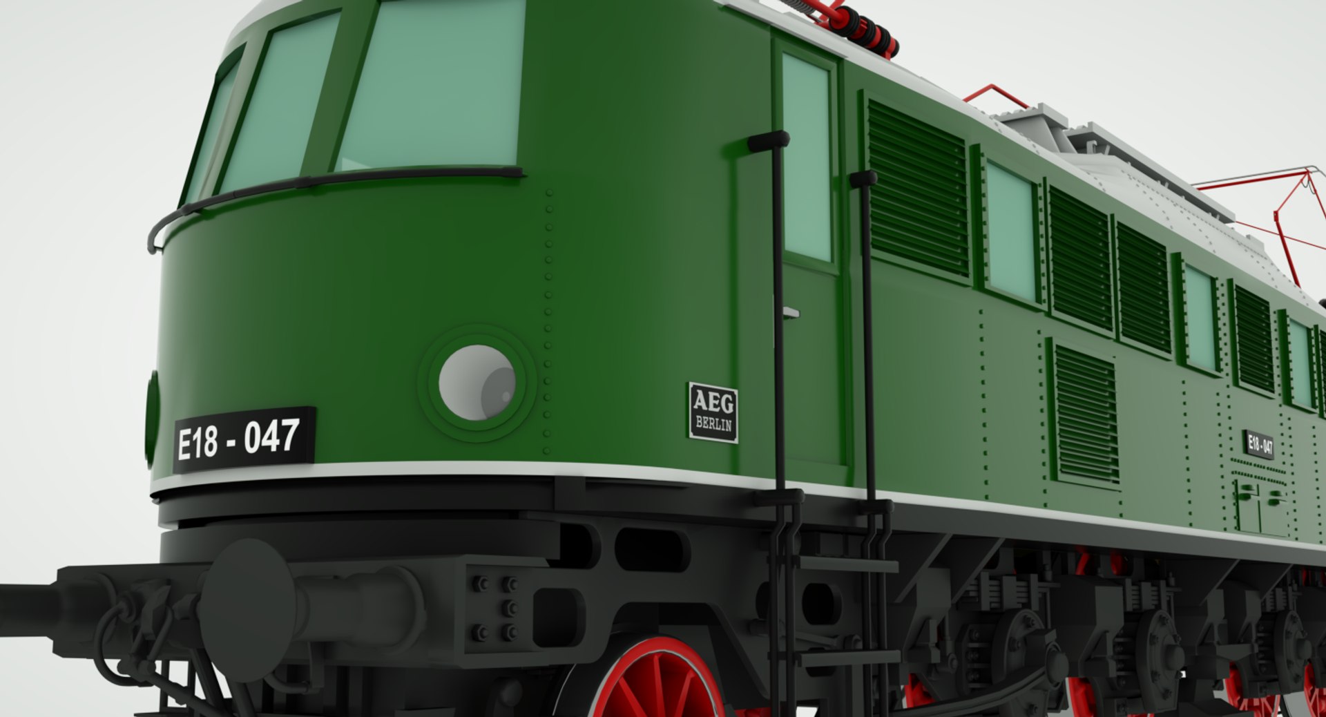 3d E18 Locomotive