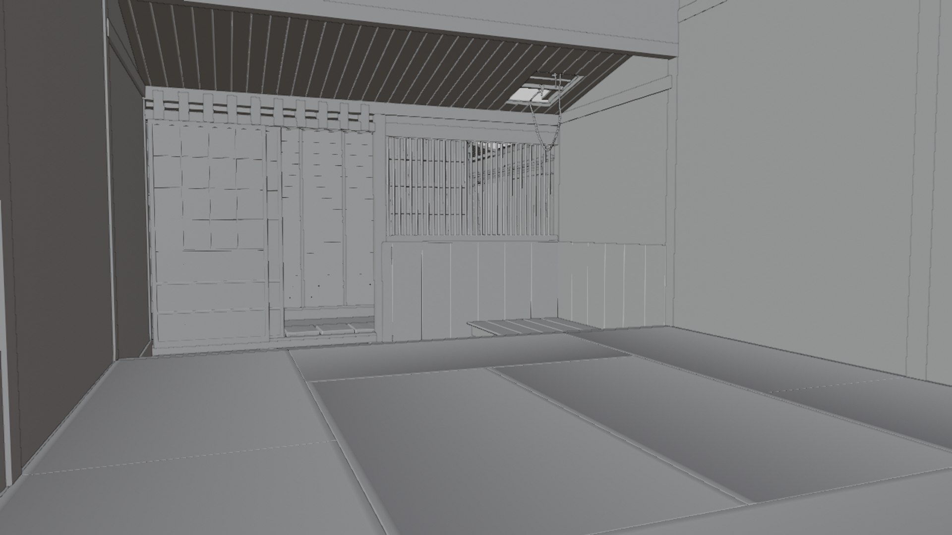 Row House In Edo Tokyo In 18C 3D - TurboSquid 2115650