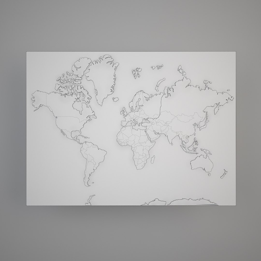 World Mapped 3d Max