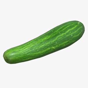 3D model Cucumber Low Poly