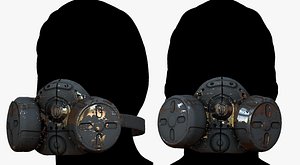 3D model gas mask