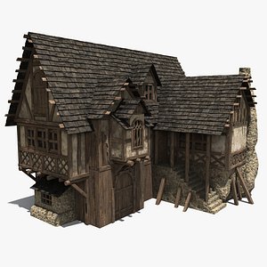 Medieval House 03 8K PBR Textures