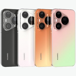3D Huawei Pura 90 Pro All Colors