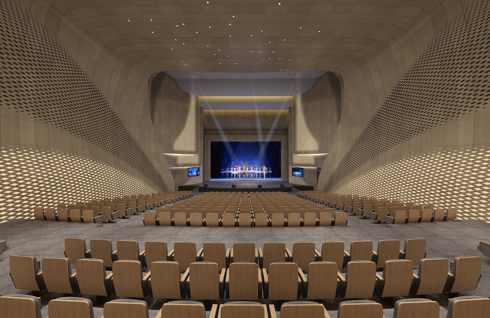 3D Theater Interior 02 - TurboSquid 2240245