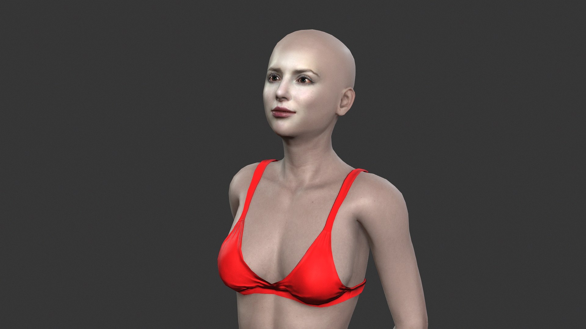 Beautiful Woman Rigged 3d Character 3d Model Turbosquid 1875827