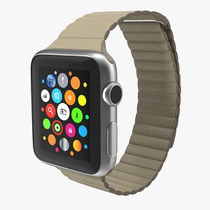 apple watch 38mm magnetic 3d model
