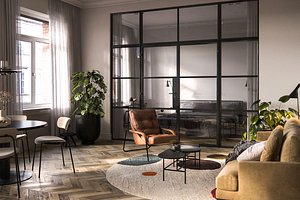 3D model Photorealistic Modern Apartment Interior