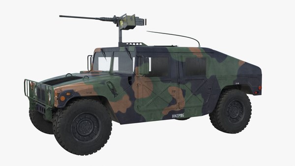 modelo 3d Humvee dentro de un Airbus A400M con aparejo Atlas ...