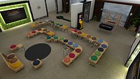 Modular Seating  Stool