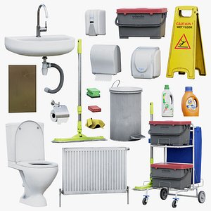 Toilet Props Set Realtime
