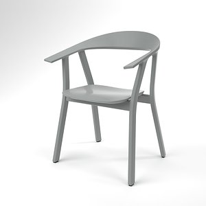 3D interior prostoria rhomb grey model