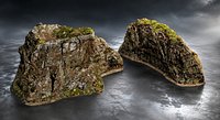 Photorealistic Alpine Rock and Cliff Formations  Game and Cinematic Ready 4K Textures