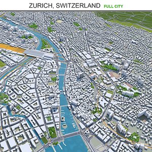 Zurich Switzerland 3D model