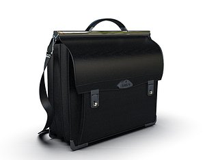 3D bag woman leather model