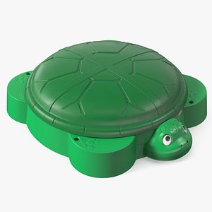 Little Tikes Turtle Sandbox with Covered Shell Green