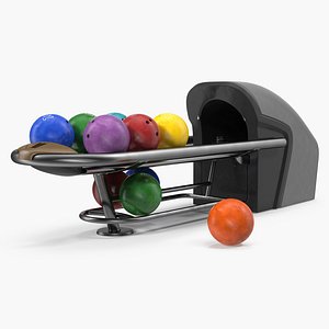3D bowling ball return