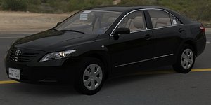 Toyota Camry 2007 without engine 3D model