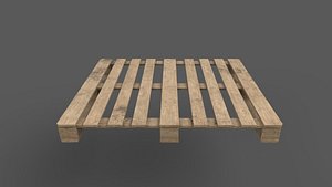 3D model Wooden Pallet