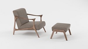 3d model armchair furniture