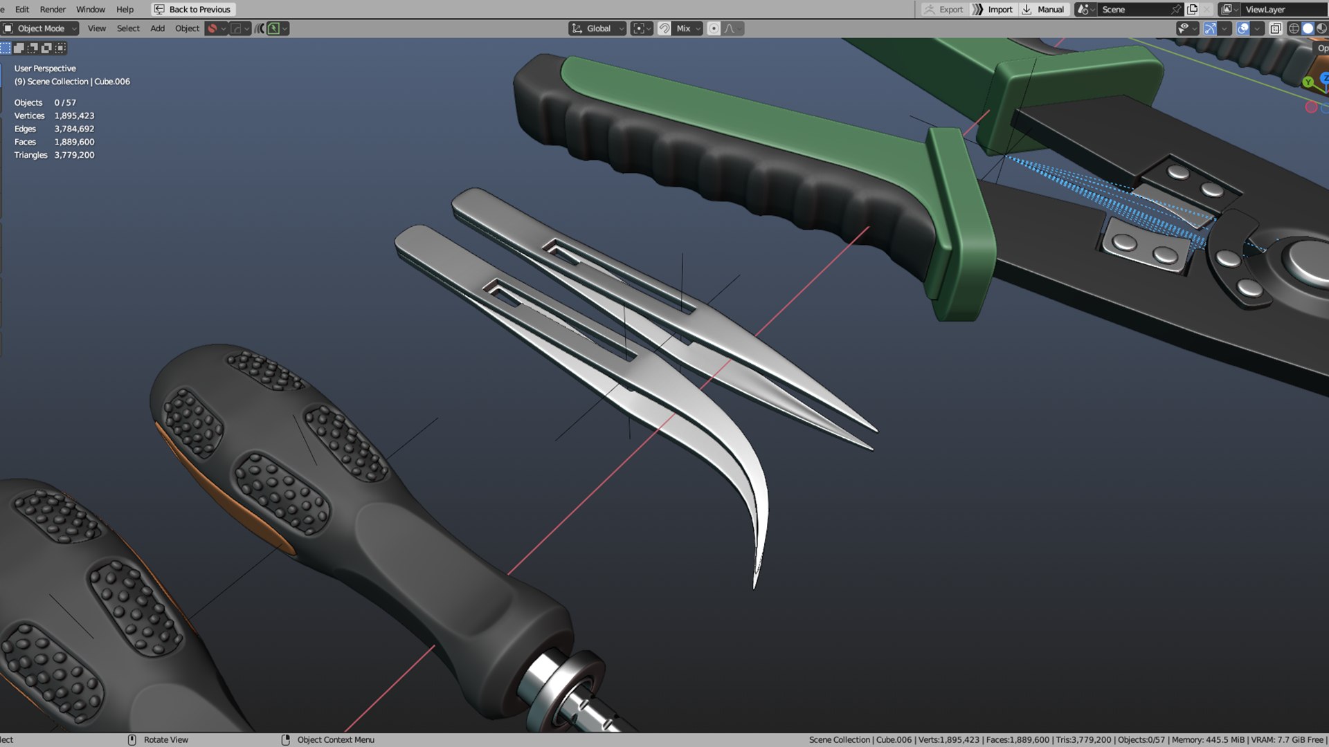 Technician Tools Model - TurboSquid 2333174