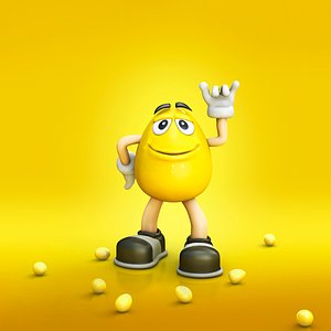 3D MnM character