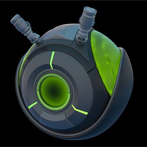 3D Sci Fi Robot model
