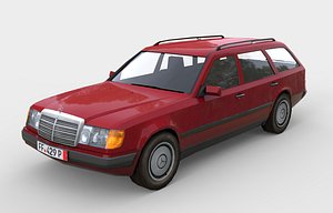 3d model w124 touring 300d