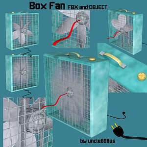 cool box fan 3d x