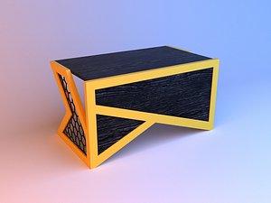 Loft future scifi desk-table 3D