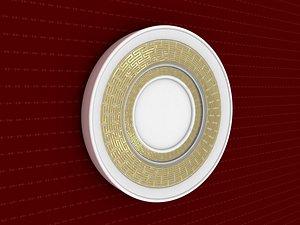 rosette decorative molding model