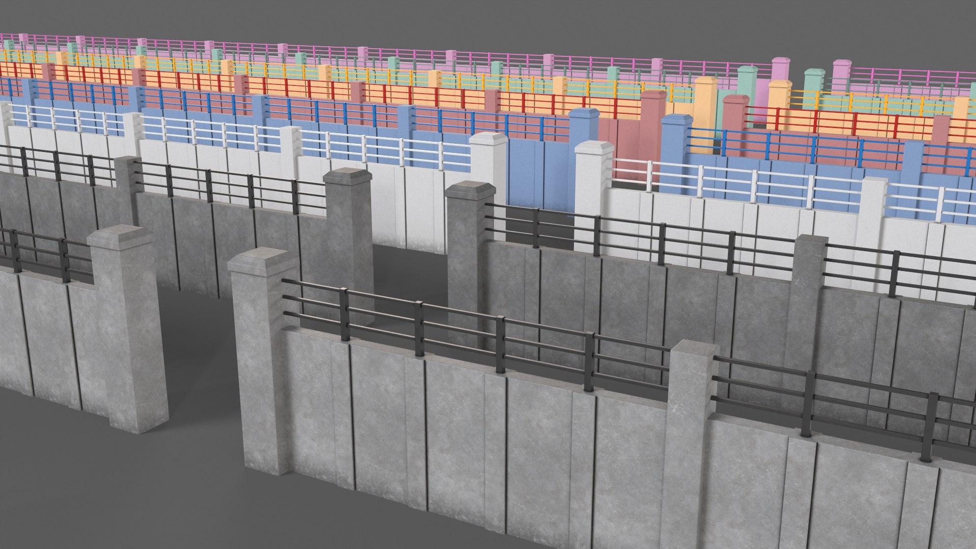 3D PBR Concrete Wall - Collection model https://p.turbosquid.com/ts-thumb/n7/uyUFxG/vX/1_06d/png/1746718947/1920x1080/fit_q87/a02a0dead4cec6cc8204d666a557c7099705d90c/1_06d.jpg
