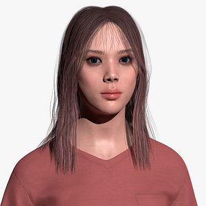 Casual Realistic Girl Minji