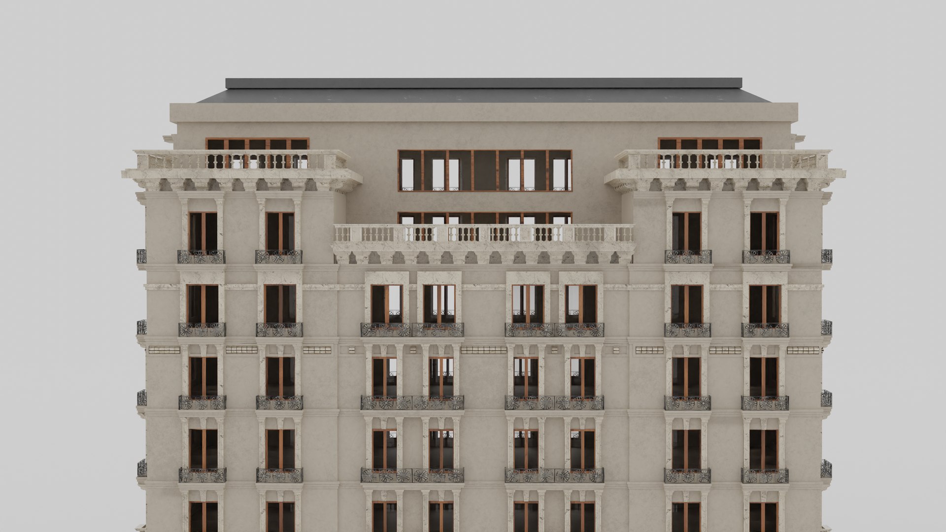 Classical Architecture Apartment Model - TurboSquid 2080615