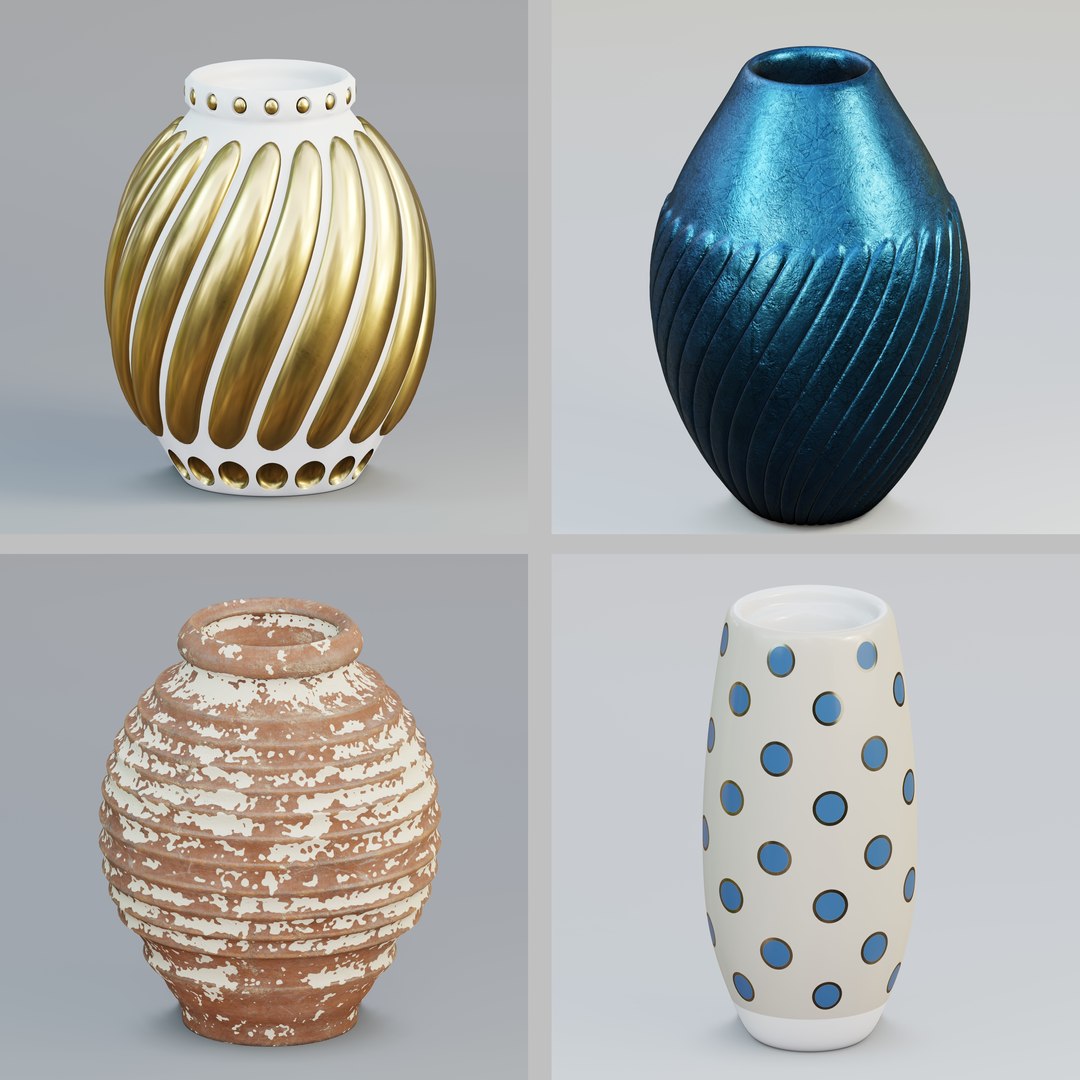Vase collection 3D - TurboSquid 1740212